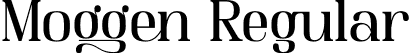 Moggen Regular font | Moggen Regular.otf