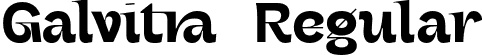 Galvitra Regular font | Galvitra.otf