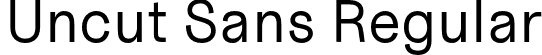 Uncut Sans Regular font | UncutSans-Regular.otf