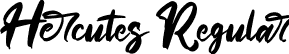 Hercutes Regular font | Hercutes.ttf