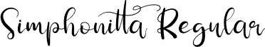 Simphonitta Regular font | Simphonitta.ttf