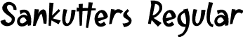 Sankutters Regular font | Sankutters.otf