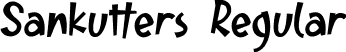 Sankutters Regular font | Sankutters.ttf