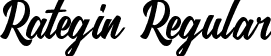 Rategin Regular font | Rategin.ttf