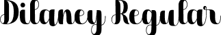 Dilaney Regular font | Dilaney.ttf