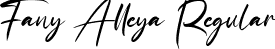 Fany Alleya Regular font | Fany Alleya.ttf