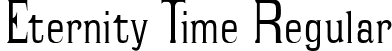 Eternity Time Regular font | Eternity Time.otf