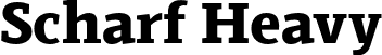 Scharf Heavy font | Scharf-Heavy.otf