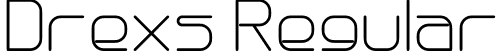 Drexs Regular font | Drexs.ttf