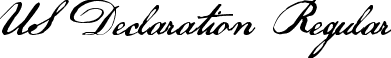 US Declaration Regular font | zai_USDeclaration.ttf