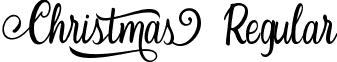 Christmas Regular font | Christmas.otf