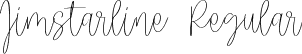 Jimstarline Regular font | Jimstarline Regular.ttf