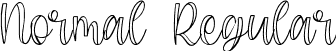 Normal Regular font | Honeyline Regular.ttf