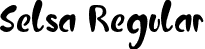 Selsa Regular font | Selsa (Demo Version).otf