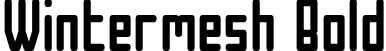 Wintermesh Bold font | Wintermesh Bold.ttf