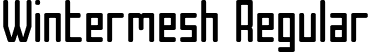 Wintermesh Regular font | Wintermesh.otf