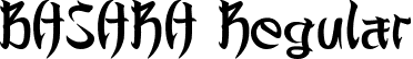 BASARA Regular font | BASARA.ttf