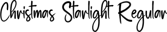 Christmas Starlight Regular font | Christmas-Starlight.otf