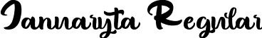 Januaryta Regular font | Januaryta.ttf