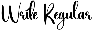 Write Regular font | Write.otf