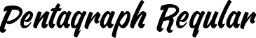 Pentagraph Regular font | Pentagraph-Regular.ttf