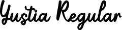 Yustia Regular font | Yustia.ttf