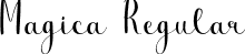 Magica Regular font | Magica.ttf