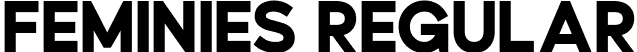 Feminies Regular font | Feminies.otf