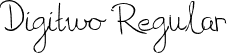 Digitwo Regular font | Digitwo-Regular.otf