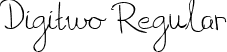 Digitwo Regular font | Digitwo-Regular.220222-2109.ttf