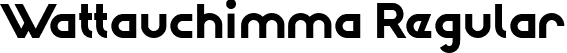 Wattauchimma Regular font | Wattauchimma.ttf