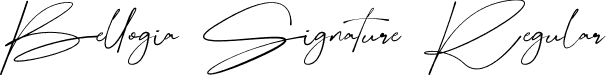 Bellogia Signature Regular font | Bellogia Signature-Font.ttf