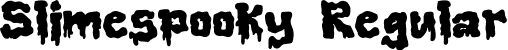 Slimespooky Regular font | Slimespooky.ttf