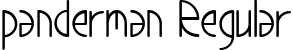 panderman Regular font | panderman.ttf