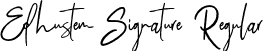 Edhustem Signature Regular font | Edhustem Signature.otf