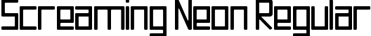 Screaming Neon Regular font | screaming_neon.ttf