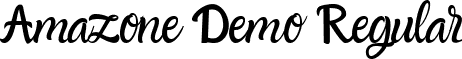 Amazone Demo Regular font | Amazone Demo.ttf