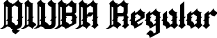 QIUBA Regular font | QIUBApersonal use.otf