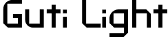 Guti Light font | Guti-Light.otf