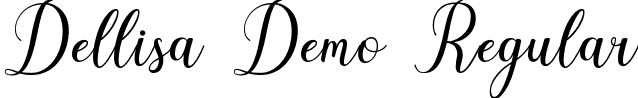 Dellisa Demo Regular font | Dellisa-Demo.ttf