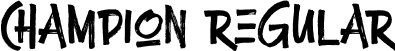 Champion Regular font | Champion.ttf