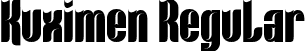 Kuximen Regular font | Kuximen-Regular.ttf