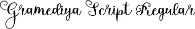 Gramediya Script Regular font | Gramediya ttf.ttf