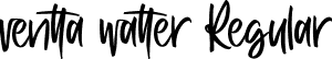 ventta watter Regular font | ventta watter.otf