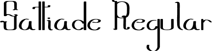 Sattiade Regular font | Sattiade.ttf