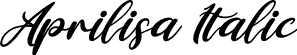 Aprilisa Italic font | Aprilisa Italic.otf