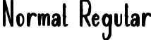 Normal Regular font | Yellowchalk Regular.ttf