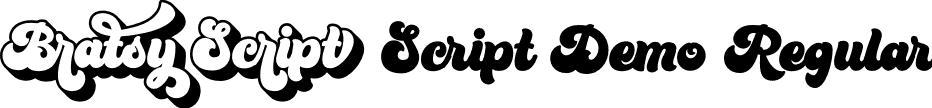 Bratsy Script Demo Regular font | Bratsyy Script Demo.otf