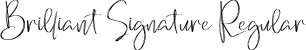 Brilliant Signature Regular font | Brilliant Signature.ttf