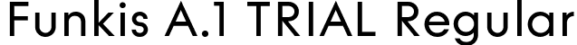 Funkis A.1 TRIAL Regular font | FunkisA.1TRIAL-Regular.otf